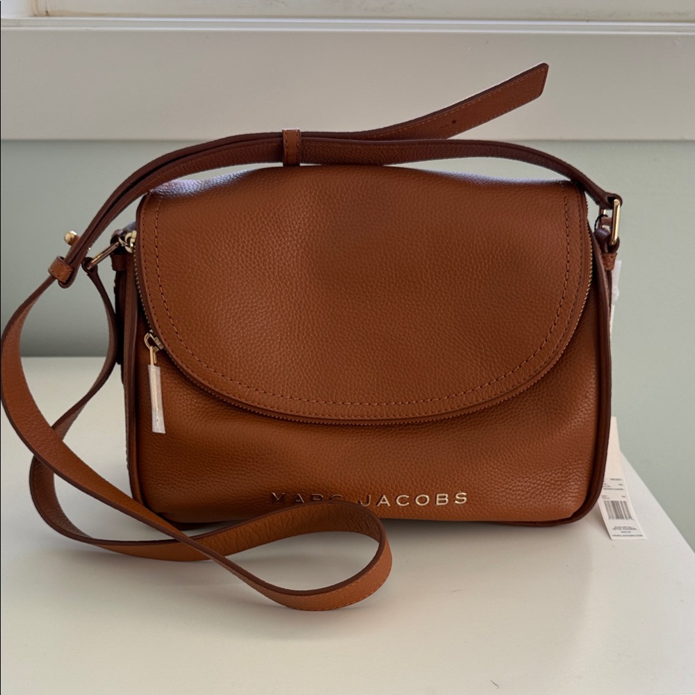 Marc Jacobs Tan Leather Crossbody Bag